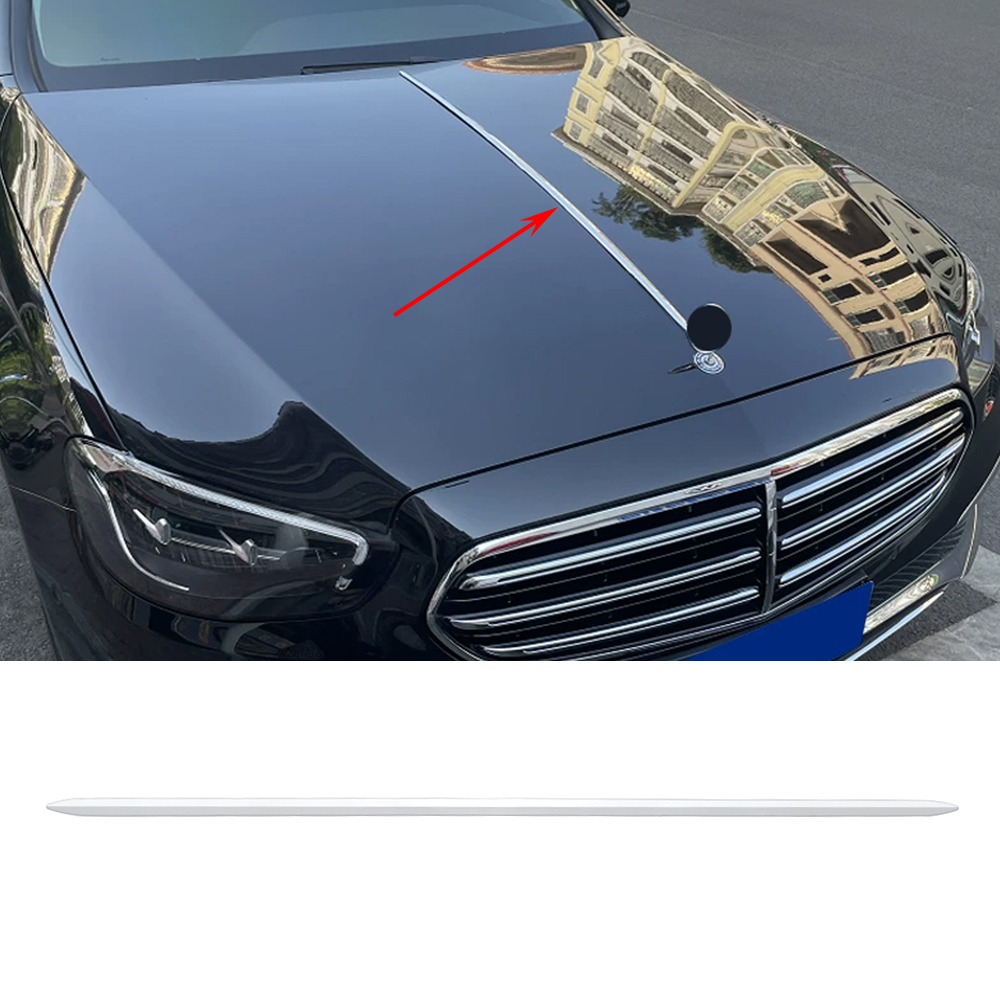 Car Care - Edelstahl-Motorhauben-Zierleiste für Mercedes Benz E S