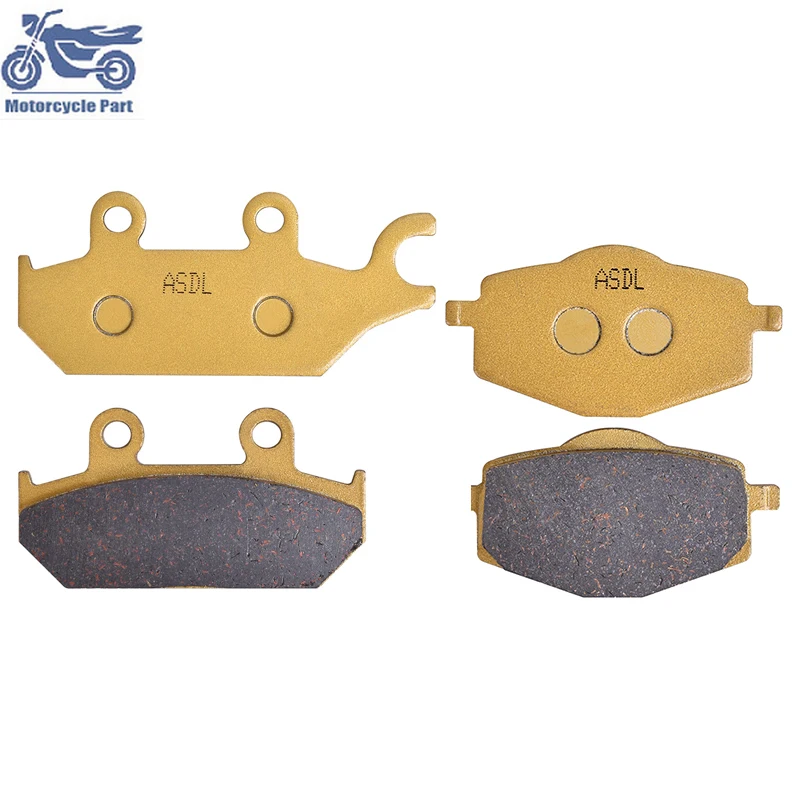 Motorcycle Parts - Motorrad-Bremsbeläge-Set für vorne und hinten für