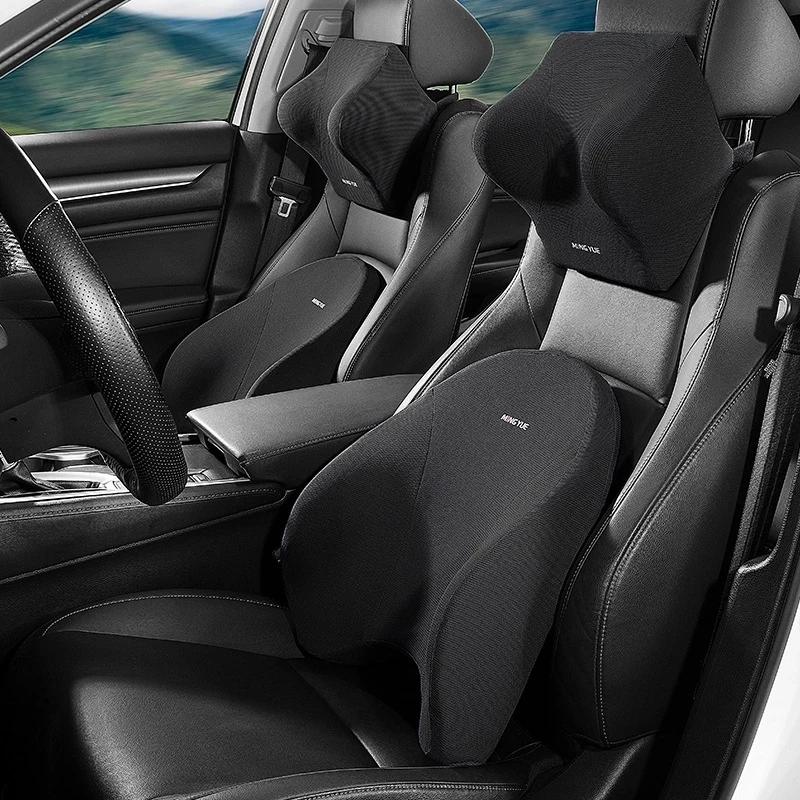 Memory Foam Car Neck Pillow Lumbar Support - Auto Lordos stütze Kopfstütze Nacken kissen