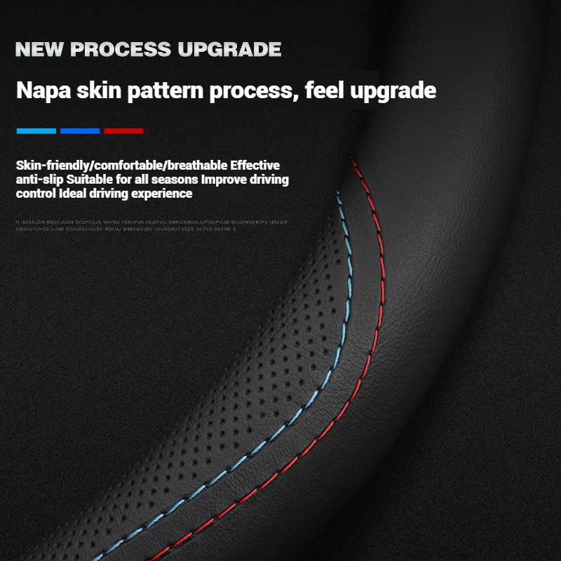 Leder Atmungsaktive Auto Lenkr – Car Steering Wheel Cover Anti Slip Breathable Bewertung und Preis