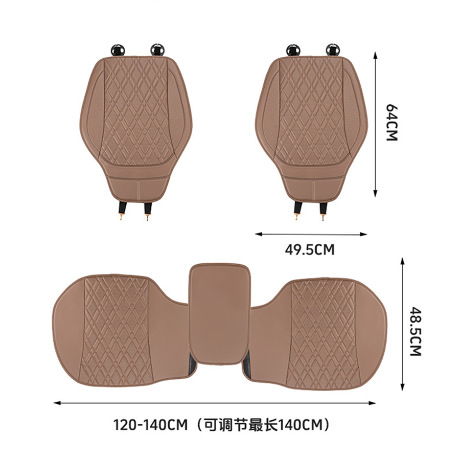 3-teiliger luxuriöser Autositz – Leather Car Seat Covers Full Set Universal Bewertung und Preis