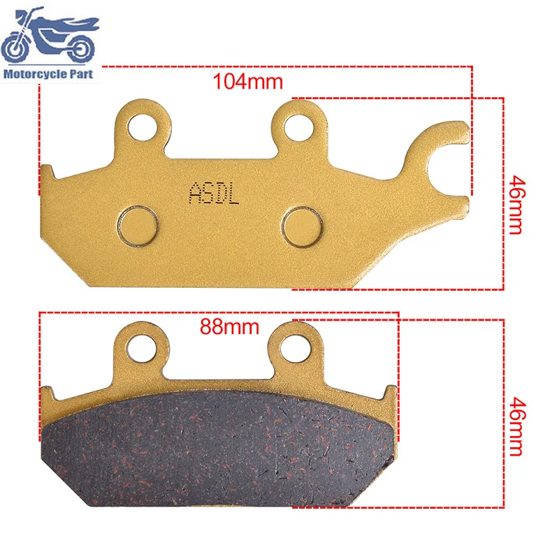 Motorrad-Bremsbeläge-Set für v – Motorcycle Parts Bewertung und Preis