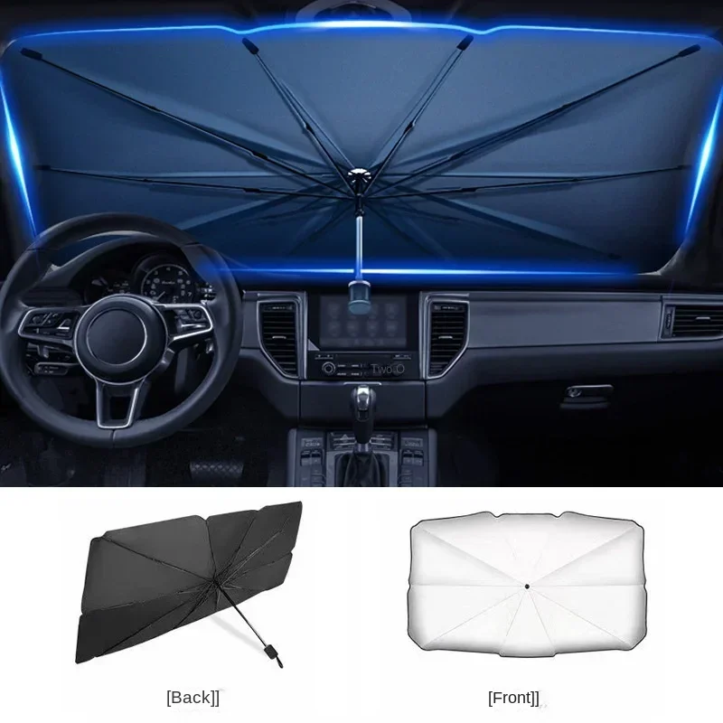 Tragbarer Auto-Sonnenschutz-Sc – Car Sunshade Windshield Umbrella Foldable Bewertung und Preis